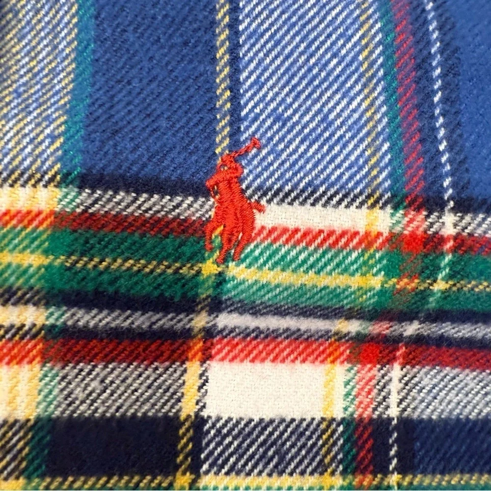 Ralph Lauren Boys 1/4 Zip Sweater & Plaid Shirt Sz 3/3T
